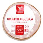 Sausage people's choice Ukrainskiy miasokombinat Lyubytelski Ukraine