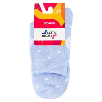 Left&Right 140 Women's Crew Socks s.36-40 Blue