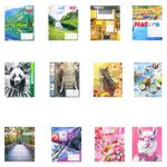 Tetrada Notebook In Checkered 36 Sheets assortment