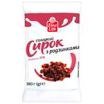 Сирок Fine Life солодкий з родзинками 10% 180г