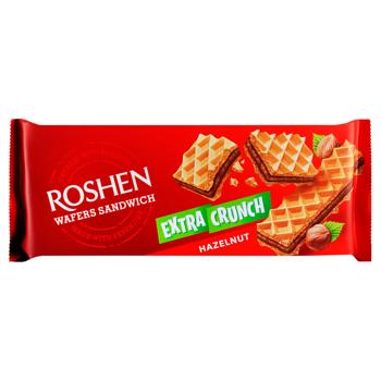 Вафли Roshen Wafers Sandwich Crunch орех 142г - купить, цены на Идеал - фото 1
