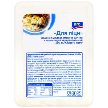 Aro For Pizza Semi-hard Cheese Product 45% block - buy, prices for METRO - photo 2