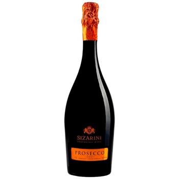Вино игристое Sizarini Prosecco DOC белое сухое 11% 0,75л