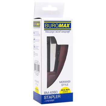 Buromax Morandi Style Burgundy Metal Stapler - buy, prices for MegaMarket - photo 2