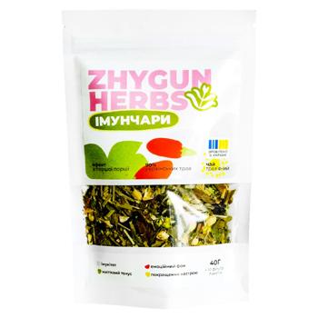 Чай трав’яний Zhygun Herbs Імунчари 40г - купити, ціни на Grono - фото 1
