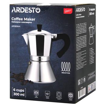 Ardesto Gemini Piemonte Geyser Coffee Maker for 6 cups - buy, prices for MegaMarket - photo 2