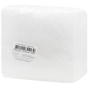 1-ply White Paper Napkins 33x33cm 100pcs - buy, prices for Auchan - photo 2