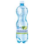 Obolonska Lime and Mint Flavored Strong Carbonated Mineral Water 2l