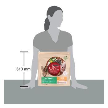 Корм сухий Purina One Active з куркою та рисом для активних собак малих порід 1,5кг - купити, ціни на MasterZoo - фото 3