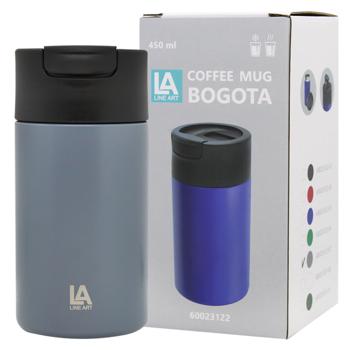 Line Art Bogota Termo Mug 450ml Gray - buy, prices for ULTRAMARKET - photo 1