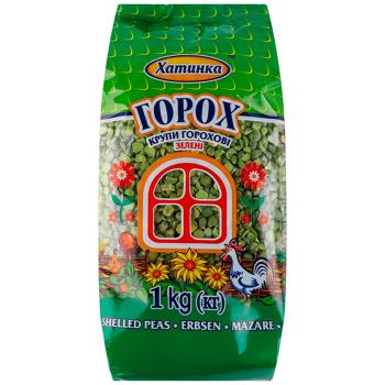 Крупа фас. ХАТИНКА Горох зелений / 1кг / 10 - buy, prices for Torba - photo 1