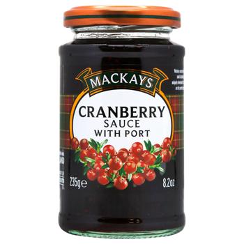 Mackays Cranberry Sauce with Port 235g - buy, prices for MegaMarket - photo 1