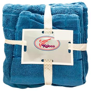 Koloco Cotton Towel 70*140/34*74cm 2pcs
