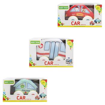 Игрушка Baby Team Машинка текстильная в ассортименте - купить, цены на NOVUS - фото 1