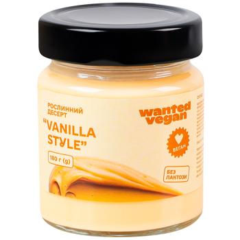 Десерт растительный Wanted Vegan Vanilla Style 180г - купить, цены на WINETIME - фото 1
