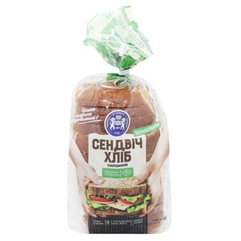 Kulynychi Sandwich Sliced Grain Bread 500g - buy, prices for NOVUS - photo 1