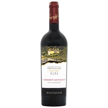 Вино Bostavan Cabernet Sauvignon червоне напівсолодке 12,5% 0,75л