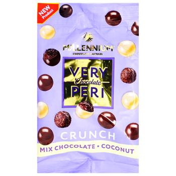 Millennium Very Peri Crunch Dragee in Milk and White Chocolate with Coconut 80g - buy, prices for Epicentr FOOD - photo 3