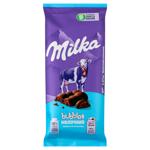 Шоколад молочный Milka Bubbles пористый 80г