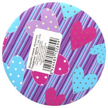 Зеркало карманное Сердечка 7см - купить, цены на ULTRAMARKET - фото 2