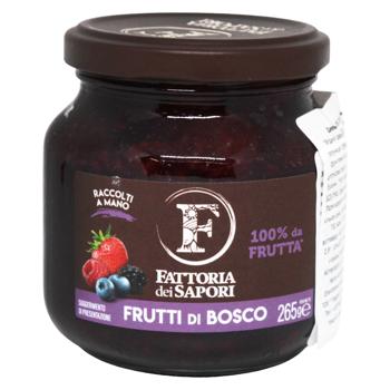 Fattoria dei Sapori Berry Jam 265g - buy, prices for COSMOS - photo 1