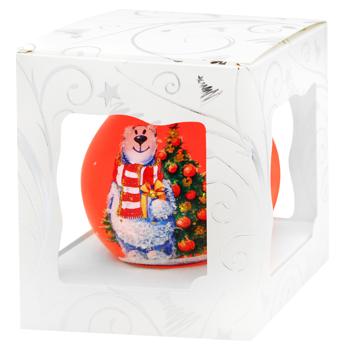 Шар елочный АСК стекло с художественным узором 80м - купить, цены на - фото 7