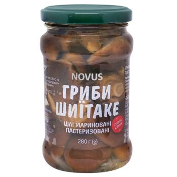 Novus Whole Marinated Shiitake Mushrooms 280g - buy, prices for NOVUS - photo 1