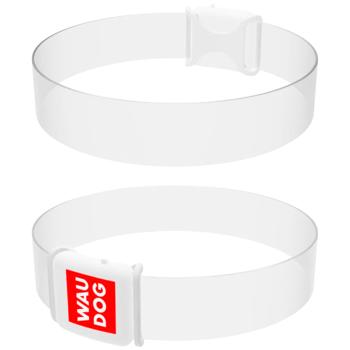 Waudog Led нашийник для собак M - прозорий з підсвічуванням - купити, ціни на MasterZoo - фото 2