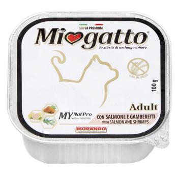 Miogatto Wet Food with Salmon and Shrimps for Cats 100g