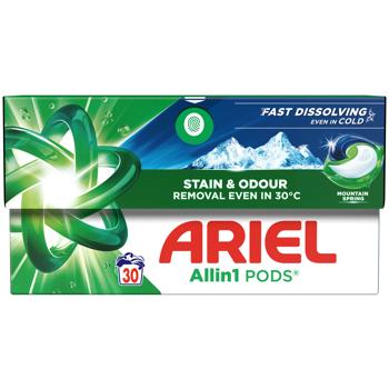 Капсулы для стирки Ariel Allin1 Pods Горный источник 30шт - купить, цены на Идеал - фото 3