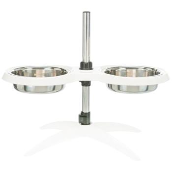 Миски Trixie двойные из нержавеющей стали на подставке 2х1600мл 21см