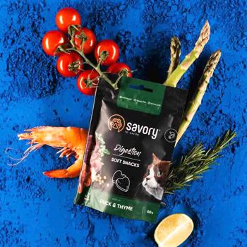 Savory Snack for Cats with Duck and Thyme for Sensitive Digestion 50g - buy, prices for - photo 4