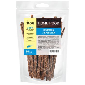 Hoom Food Shrimp Straws Dogs Treats 80g