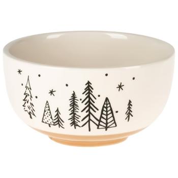 Салатник Koopman Ялинки кераміка 14см - купити, ціни на METRO - фото 1