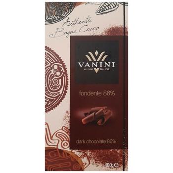Vanini Dark Chocolate 86% 100g - buy, prices for Epicentr FOOD - photo 1