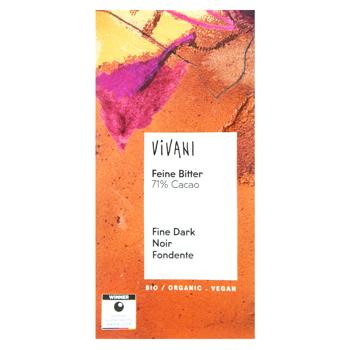 Vivani Organic Dark Chocolate 71% 100g