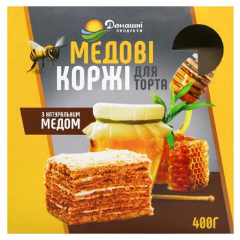 Domashi Produkty Honey Cakes Cake Layers 400g - buy, prices for Epicentr FOOD - photo 2