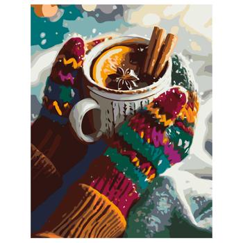 КАРТИНА ЗА НОМЕРАМИ ТЕПЛО В ДОЛОНЯ - купити, ціни на Auchan - фото 1