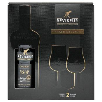 Коньяк Reviseur VSOP 40% 0,7л - купити, ціни на КОСМОС - фото 3