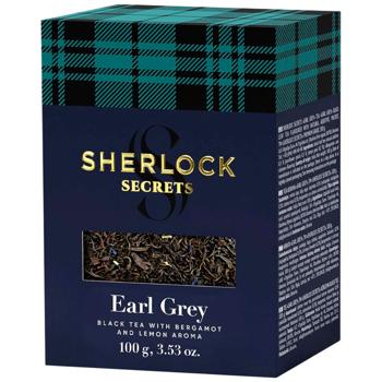 Sherlock Secrets Earl Grey Black Tea 100g - buy, prices for NOVUS - photo 1
