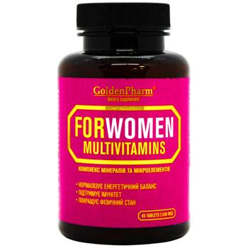 Golden Pharm Women's Multivitamins 60 tablets - buy, prices for MegaMarket - photo 1