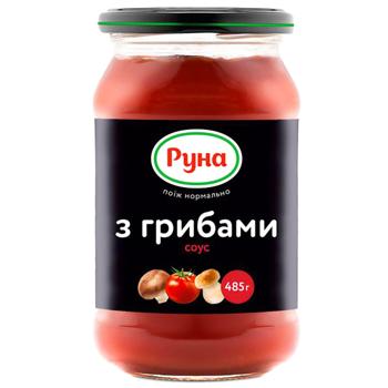 Runa Mushroom Tomato Sause 485g