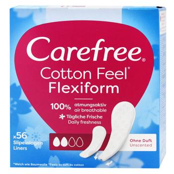 Carefree Cotton Feel Flexi Form Hygienic Pads 56pcs - buy, prices for - photo 3