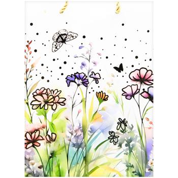 Пакет подарочный бумажный 18*23,5*8см 072S-5985 - купить, цены на КОСМОС - фото 5