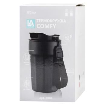 Line Art Comfy Red Thermal Mug 380ml - buy, prices for - photo 4