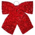 Бант із декором із паєток 44см колір червоний 821-301 BONADI 1 шт