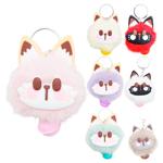 Zed Cat Keychain Toy 7.5x5.5cm in Assortment