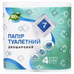 Semerka White 2-ply Toilet Paper 4pcs
