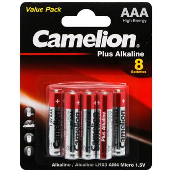 Батарейки Camelion Plus Alkaline ААА 8шт - купити, ціни на ЕКО Маркет - фото 1
