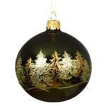 Decoris Forest Green Christmas Tree Ball 8cm